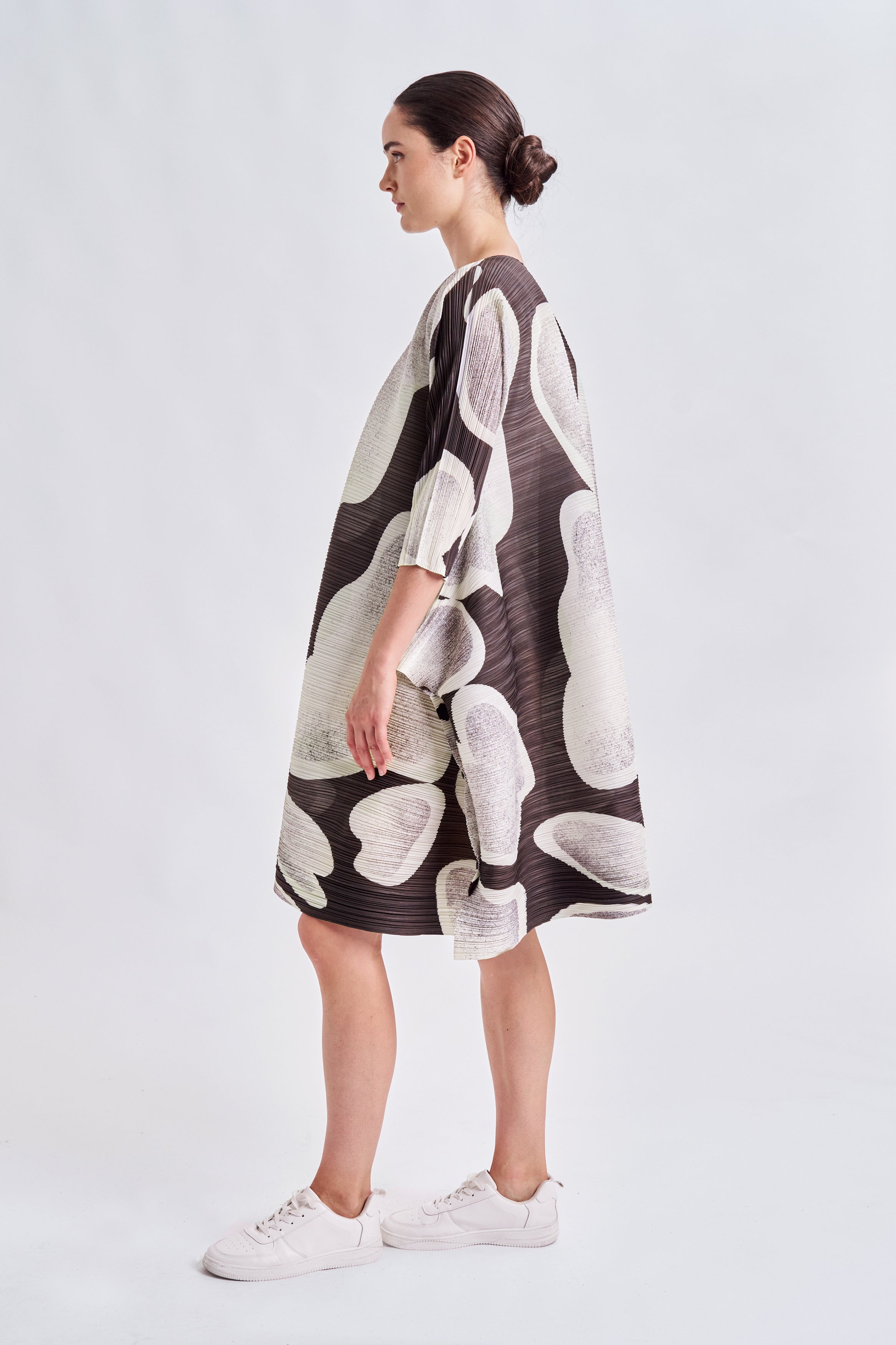 MODERNIST PLEATED DRESS