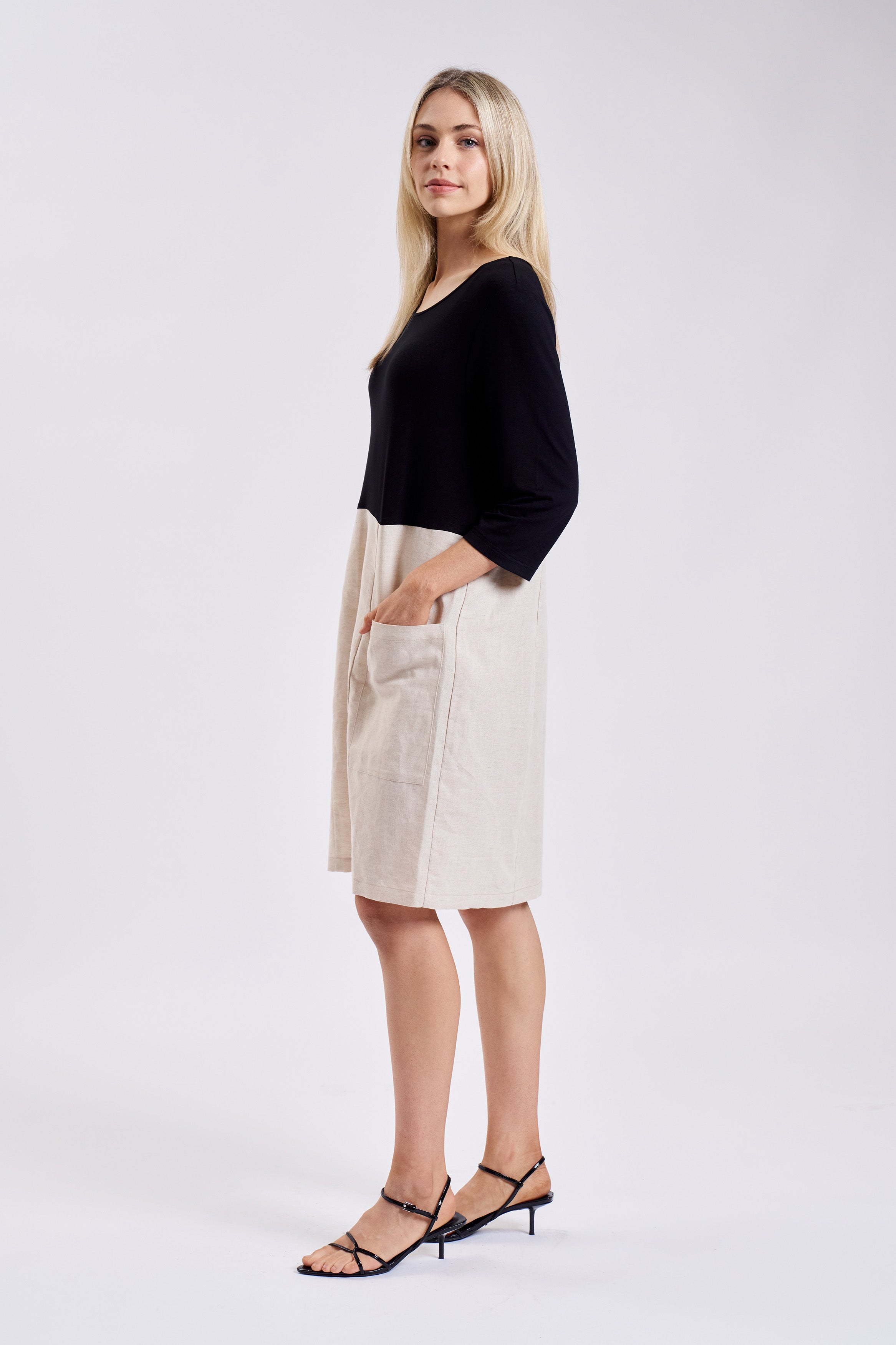 RIFT LINEN DRESS