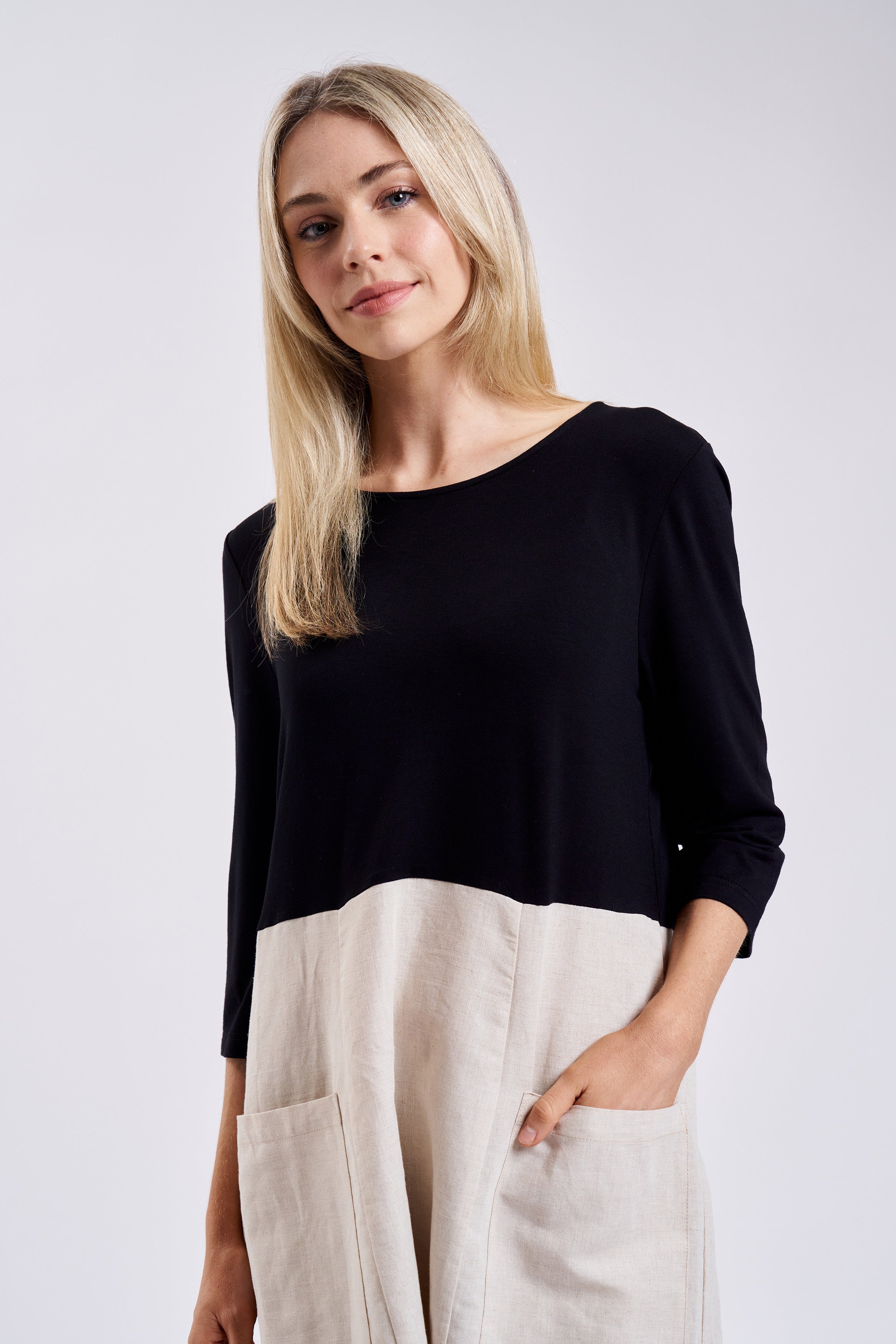 RIFT LINEN DRESS