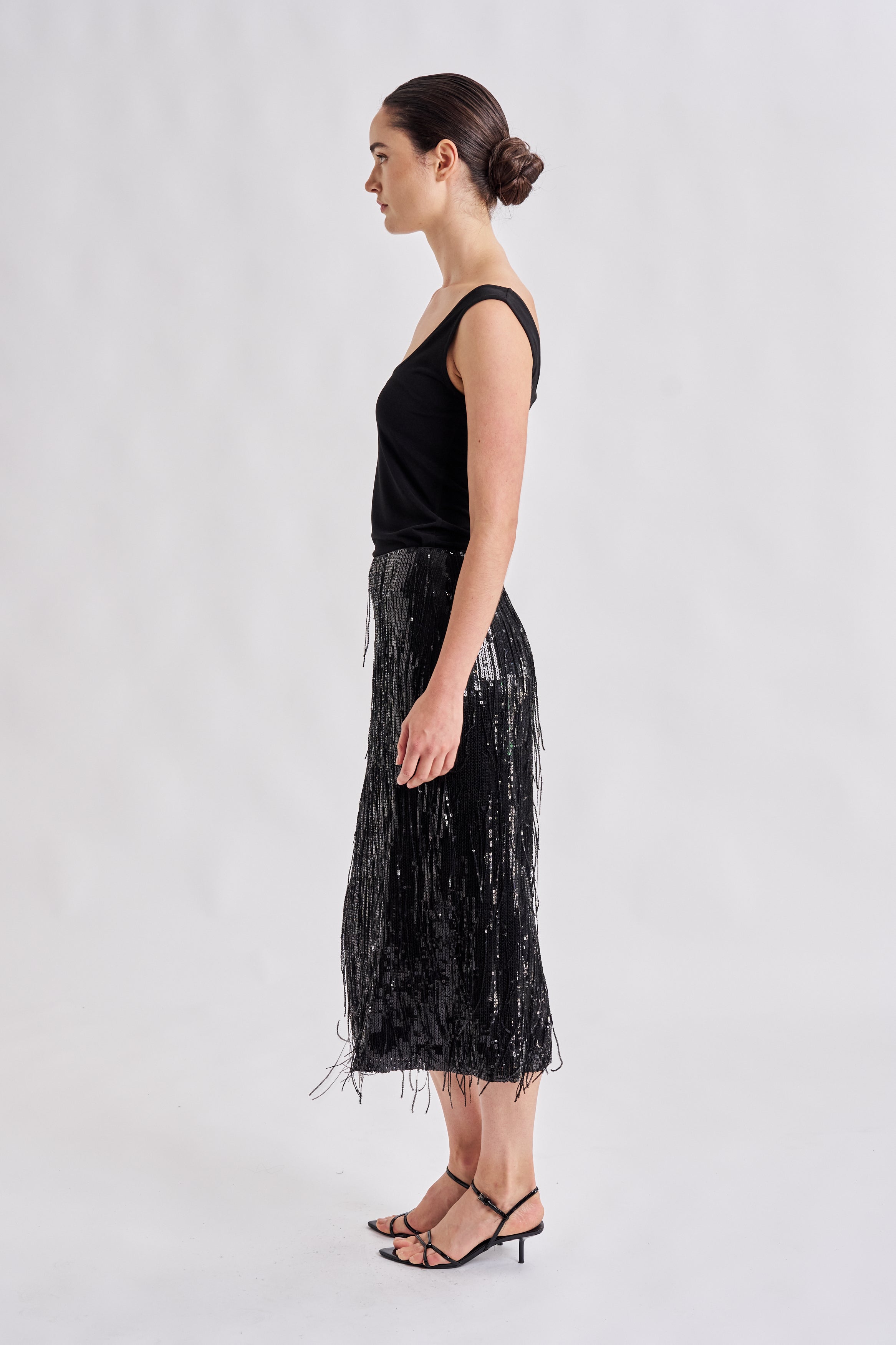 NIGHTFALL SEQUIN SKIRT