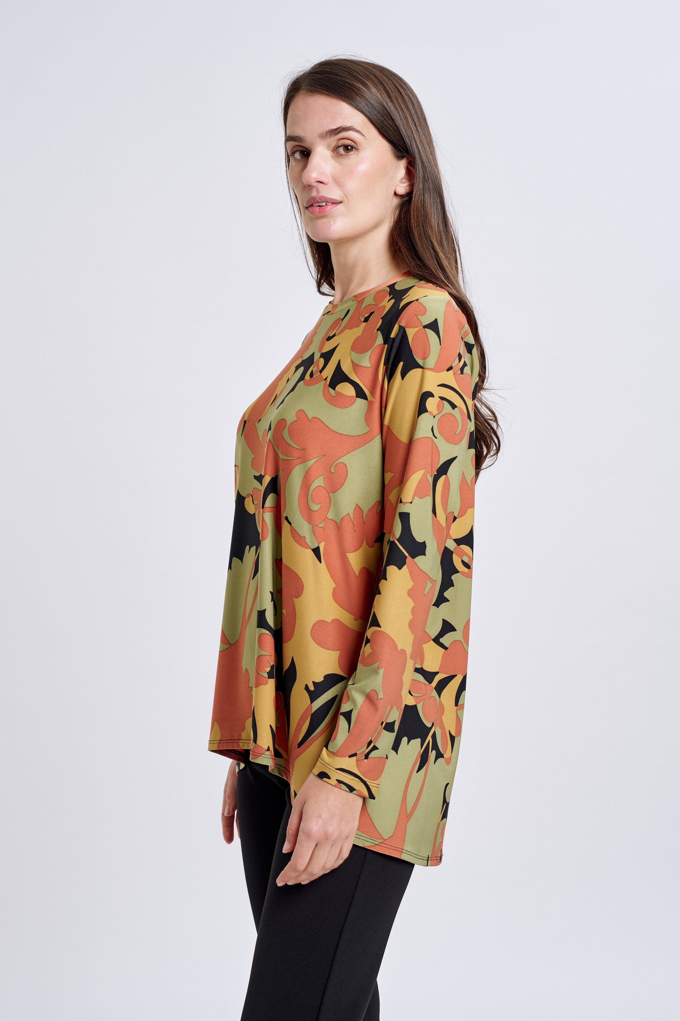 AMBER L/S SWING TOP