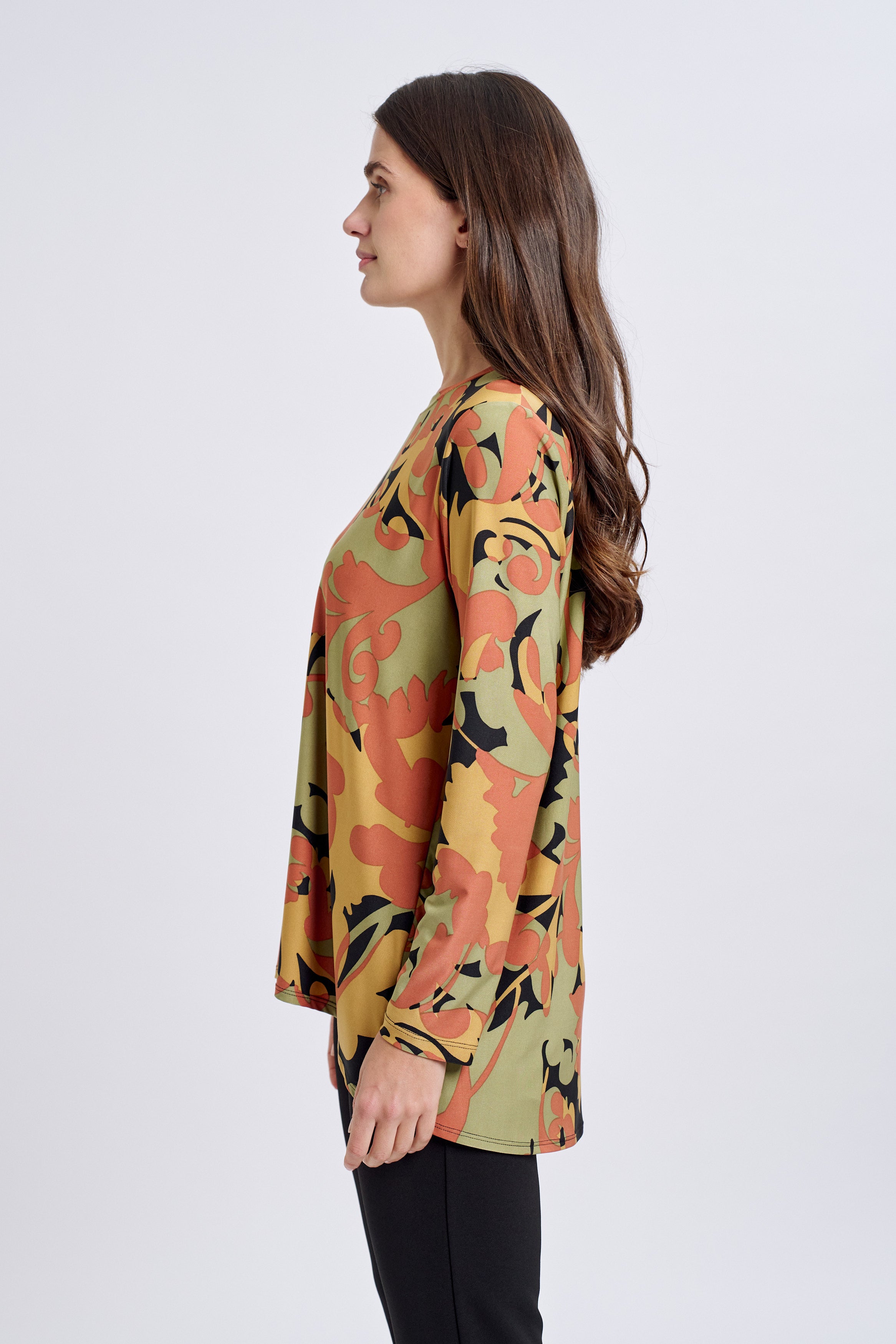 AMBER L/S SWING TOP