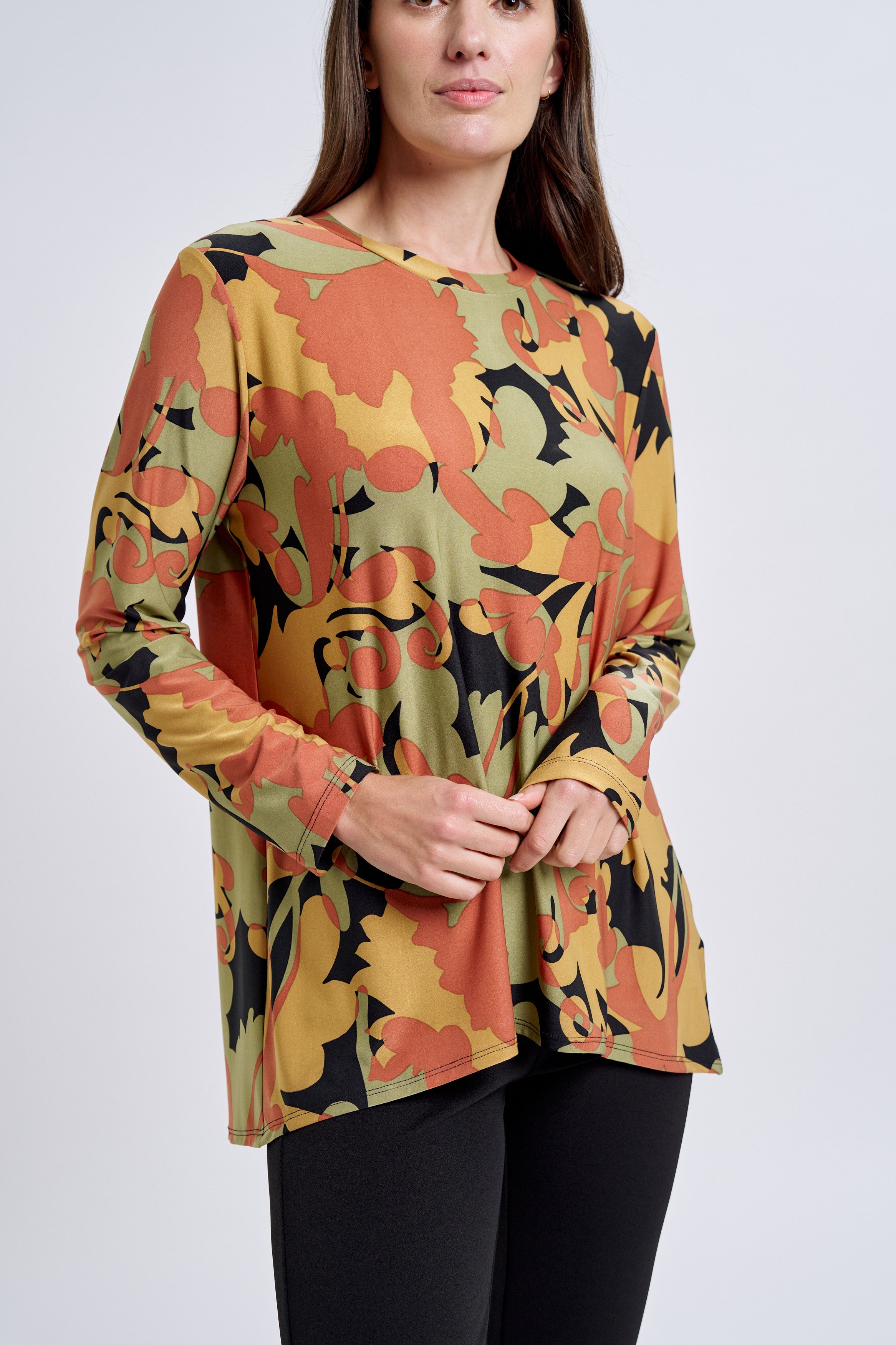 AMBER L/S SWING TOP