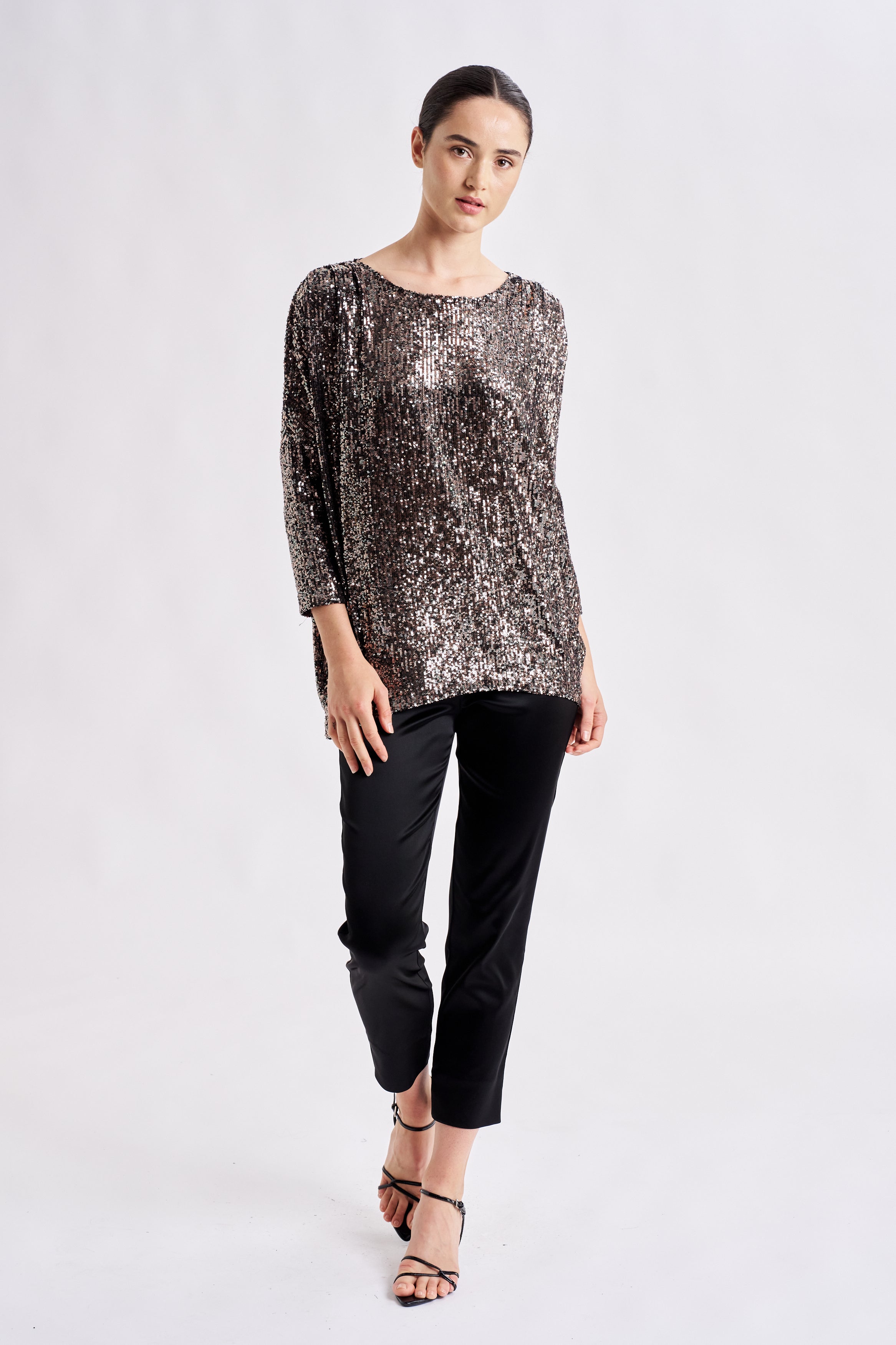 SEQUIN SASSY TOP