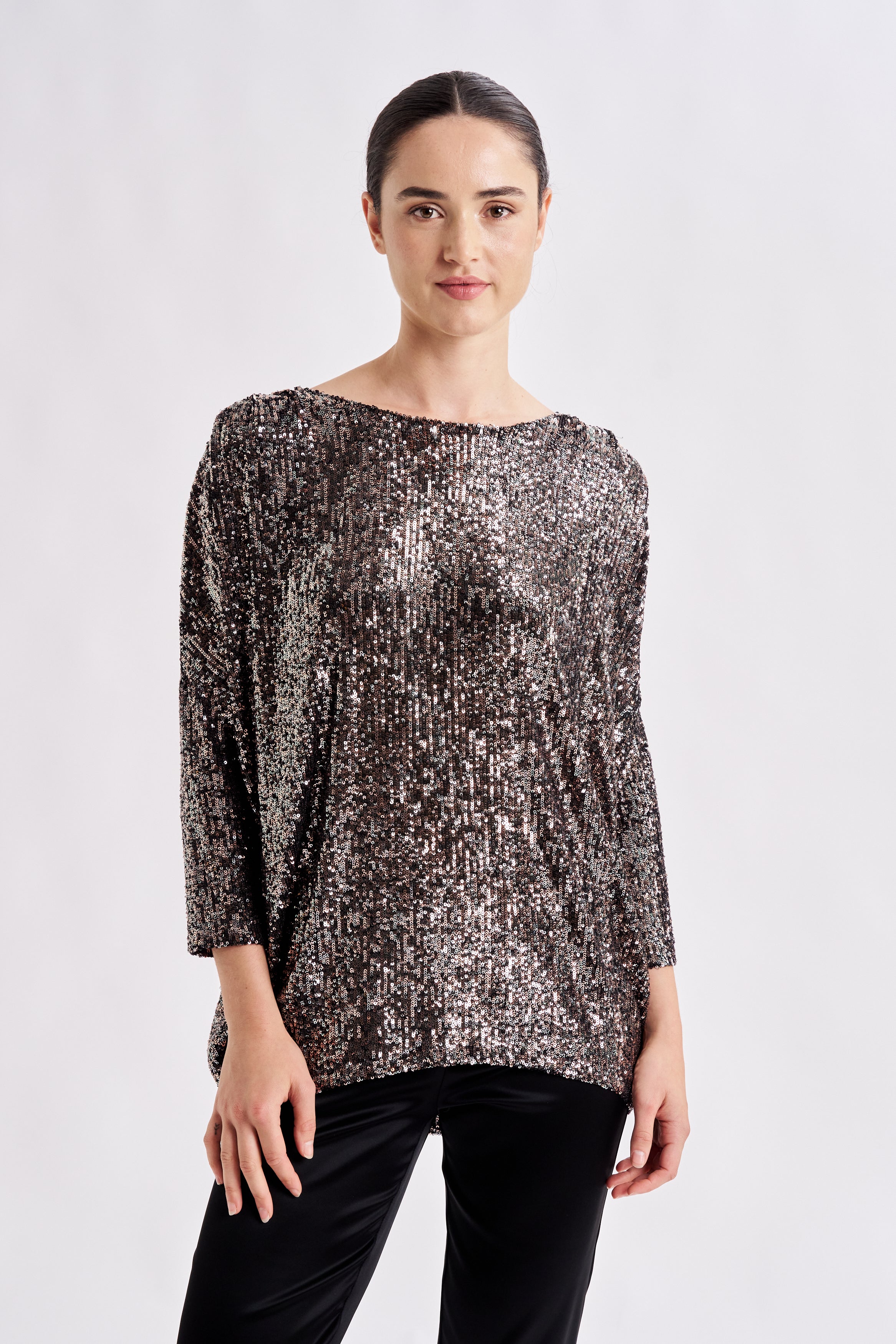 SEQUIN SASSY TOP