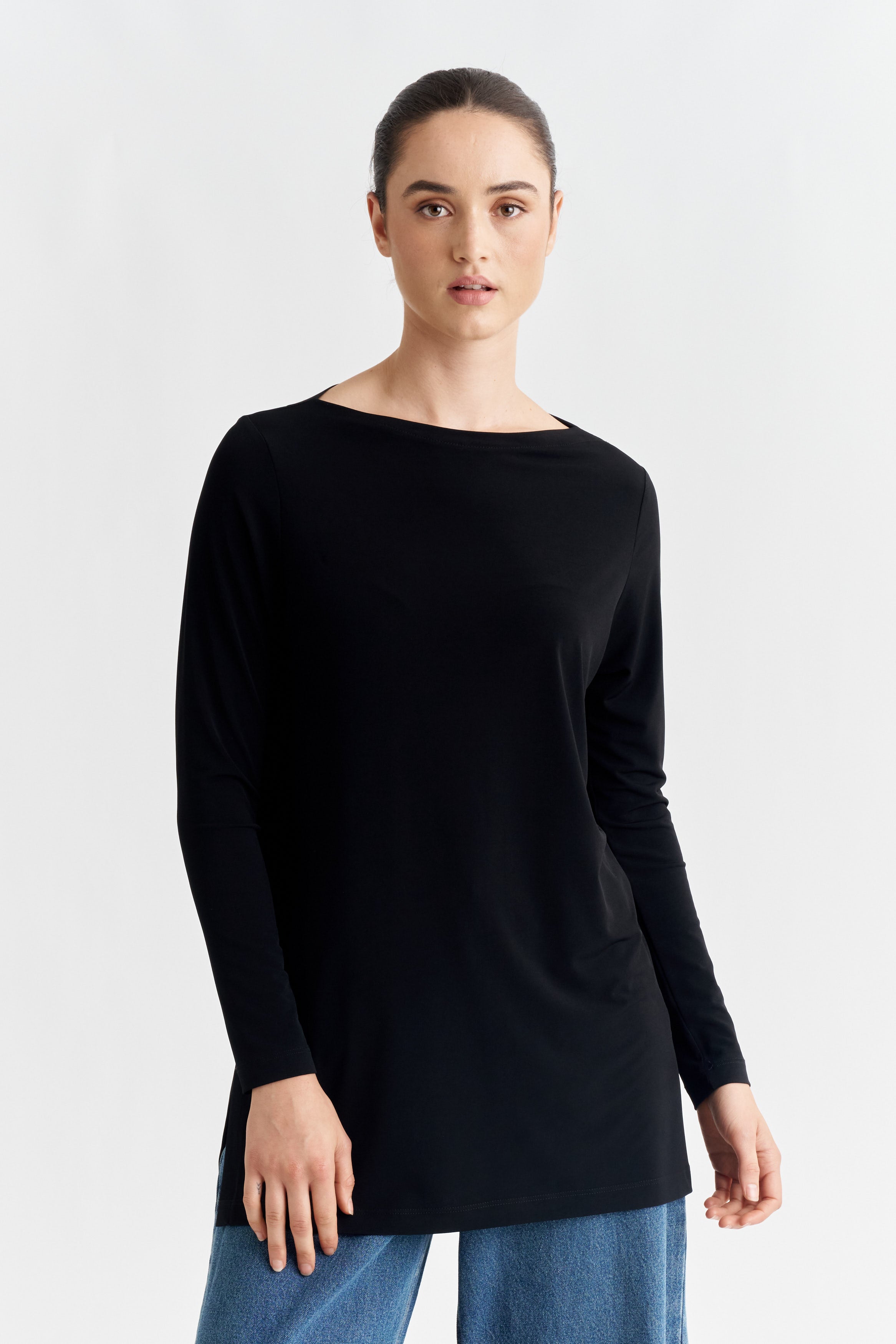 L/S BOATNECK TOP