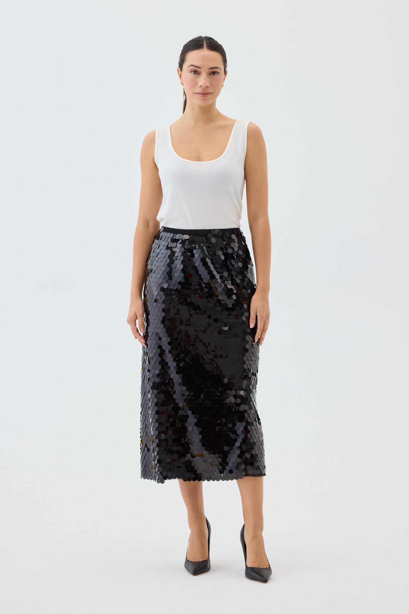 GLOSS SEQUIN SKIRT