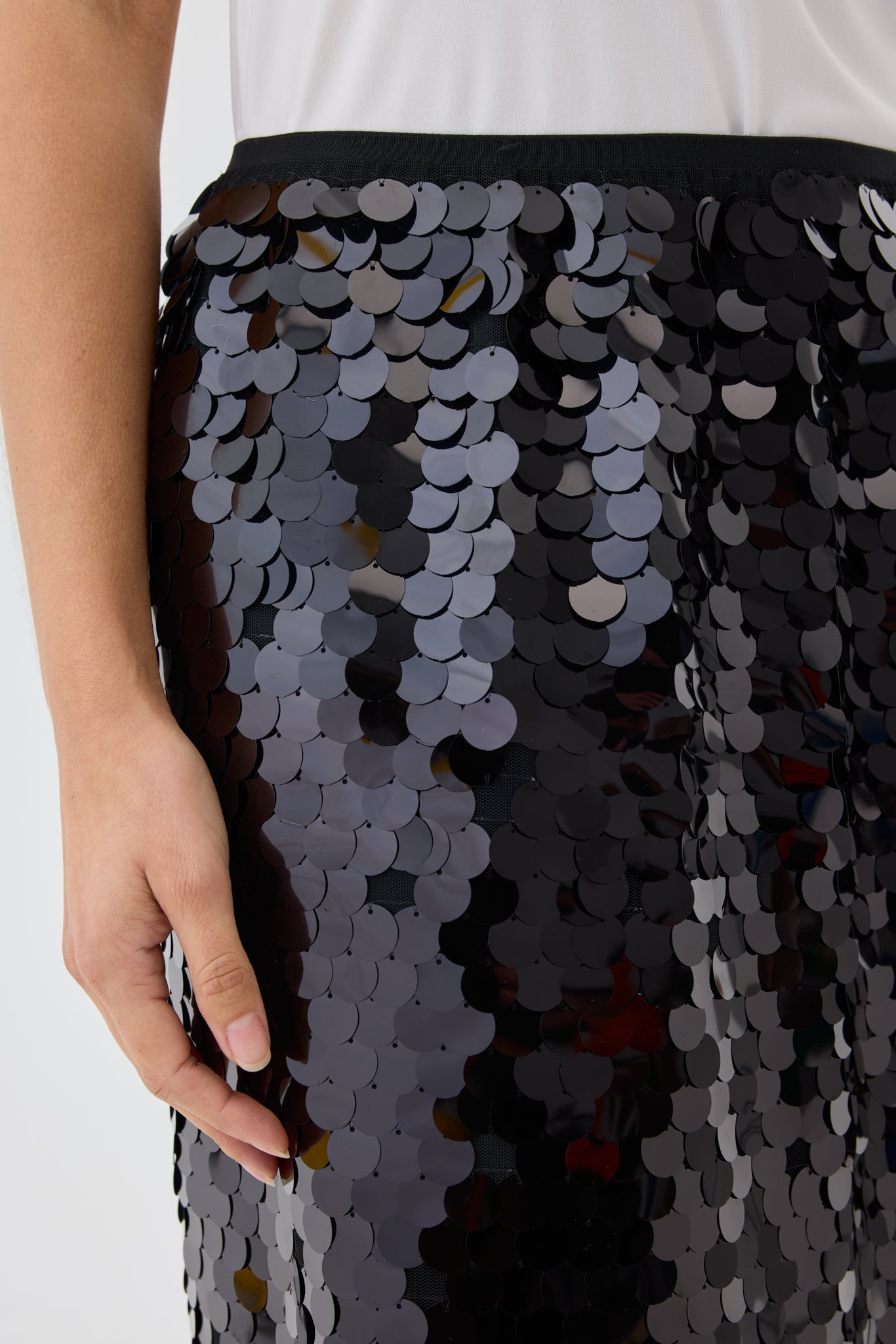 GLOSS SEQUIN SKIRT