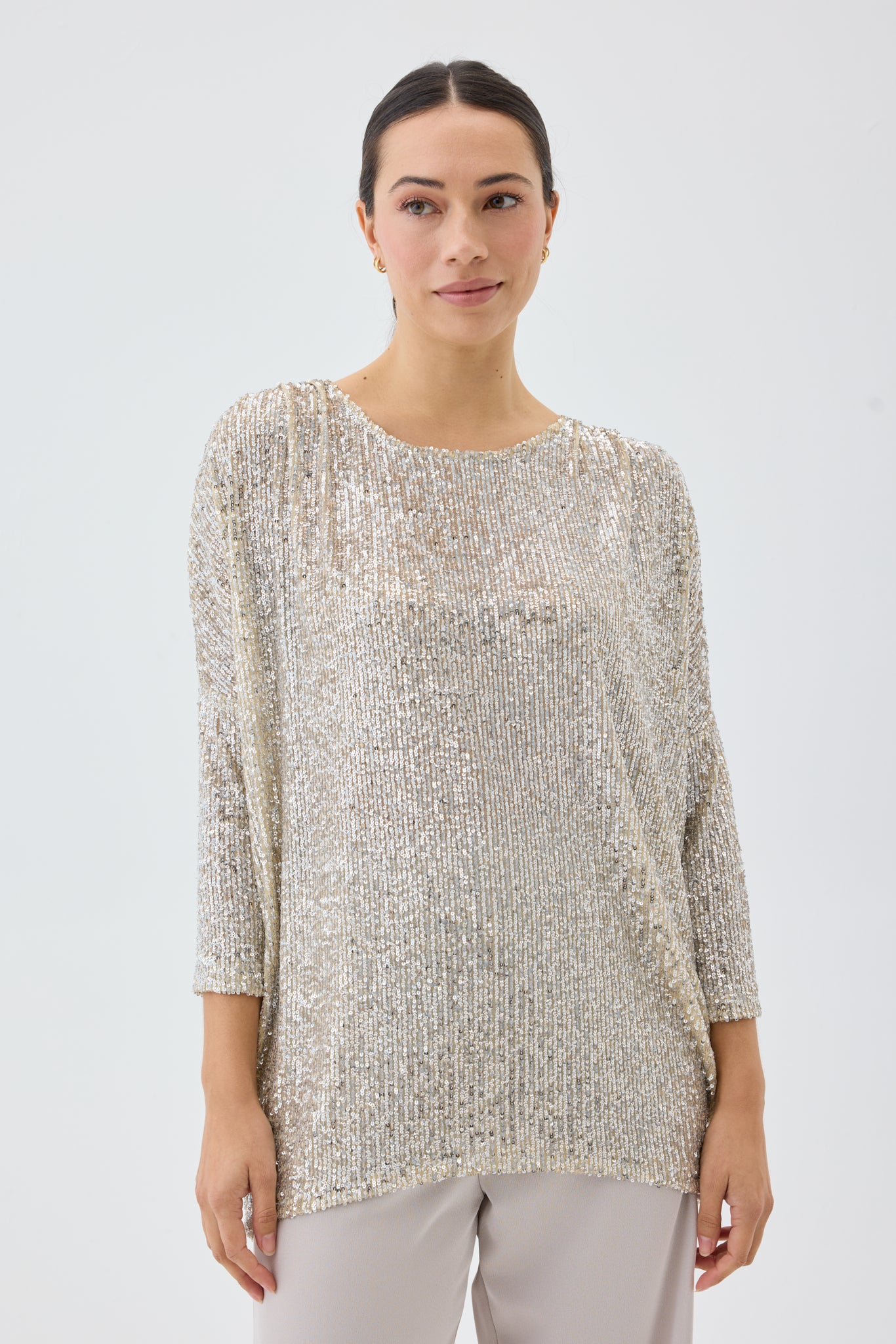 SEQUIN SASSY TOP